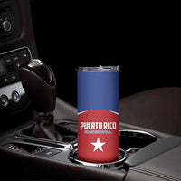 Personalized Puerto Rico Basketball Skinny Tumbler Magnificos Go Champion
