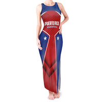 Personalized Puerto Rico Basketball Tank Maxi Dress Magnificos Go Champion
