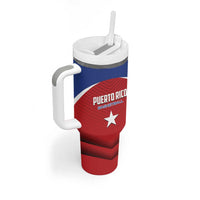 Personalized Puerto Rico Basketball Tumbler With Handle Magnificos Go Champion