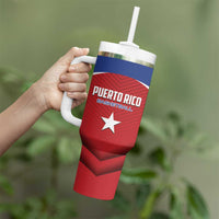 Personalized Puerto Rico Basketball Tumbler With Handle Magnificos Go Champion