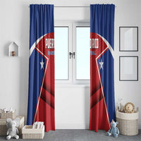 Puerto Rico Basketball Window Curtain Magnificos Go Champion