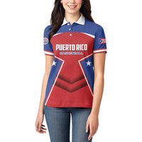 Personalized Puerto Rico Basketball Women Polo Shirt Magnificos Go Champion