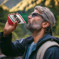 Personalized Mexico Basketball 4 in 1 Can Cooler Tumbler Guerreros Go Champion