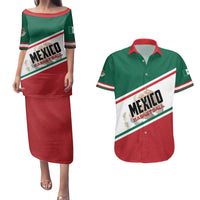 Personalized Mexico Basketball Couples Matching Puletasi and Hawaiian Shirt Guerreros Go Champion
