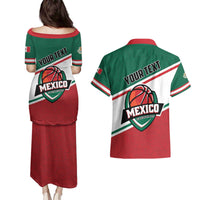 Personalized Mexico Basketball Couples Matching Puletasi and Hawaiian Shirt Guerreros Go Champion