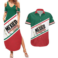 Personalized Mexico Basketball Couples Matching Summer Maxi Dress and Hawaiian Shirt Guerreros Go Champion