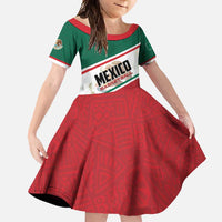 Personalized Mexico Basketball Family Matching Long Sleeve Bodycon Dress and Hawaiian Shirt Guerreros Go Champion