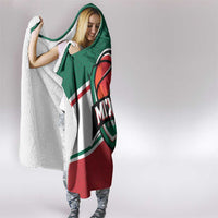 Mexico Basketball Hooded Blanket Guerreros Go Champion