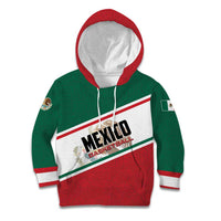 Personalized Mexico Basketball Kid Hoodie Guerreros Go Champion