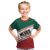 Personalized Mexico Basketball Kid T Shirt Guerreros Go Champion