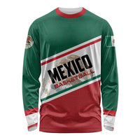 Personalized Mexico Basketball Long Sleeve Shirt Guerreros Go Champion