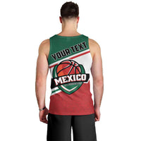 Personalized Mexico Basketball Men Tank Top Guerreros Go Champion