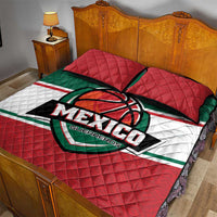 Mexico Basketball Quilt Bed Set Guerreros Go Champion