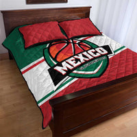 Mexico Basketball Quilt Bed Set Guerreros Go Champion