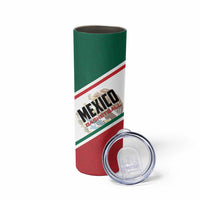 Personalized Mexico Basketball Skinny Tumbler Guerreros Go Champion