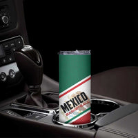 Personalized Mexico Basketball Skinny Tumbler Guerreros Go Champion