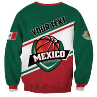 Personalized Mexico Basketball Sweatshirt Guerreros Go Champion