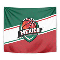 Mexico Basketball Tapestry Guerreros Go Champion