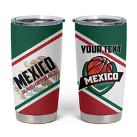 Personalized Mexico Basketball Tumbler Cup Guerreros Go Champion