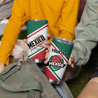 Personalized Mexico Basketball Tumbler Cup Guerreros Go Champion