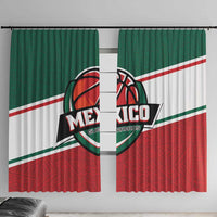 Mexico Basketball Window Curtain Guerreros Go Champion