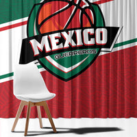 Mexico Basketball Window Curtain Guerreros Go Champion