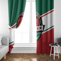 Mexico Basketball Window Curtain Guerreros Go Champion