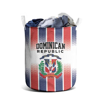 Dominican Republic Laundry Basket Stripe Stylized