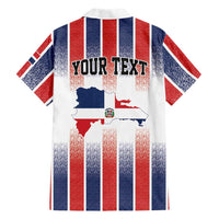 Personalized Dominican Republic Hawaiian Shirt Stripe Stylized
