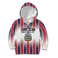 Personalized Dominican Republic Kid Hoodie Stripe Stylized