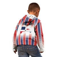 Personalized Dominican Republic Kid Hoodie Stripe Stylized