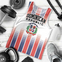 Personalized Dominican Republic Men Tank Top Stripe Stylized