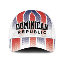 Dominican Republic Mesh Trucker Cap Stripe Stylized