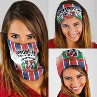 Dominican Republic Neck Gaiter Stripe Stylized