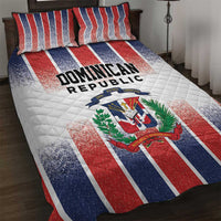 Dominican Republic Quilt Bed Set Stripe Stylized