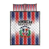 Dominican Republic Quilt Bed Set Stripe Stylized