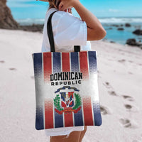 Dominican Republic Tote Bag Stripe Stylized