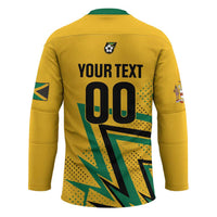 Custom Football 2026 Jamaica Hockey Jersey All A Wi One Team