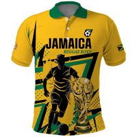 Custom Football 2026 Jamaica Polo Shirt All A Wi One Team