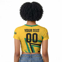 Custom Football 2026 Jamaica Raglan Cropped T shirt All A Wi One Team