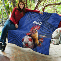 France 2024 Football Quilt Allez Les Bleus - Wonder Print Shop