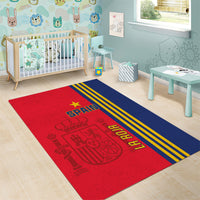 Spain 2024 Football Area Rug La Roja Go Champions - Wonder Print Shop