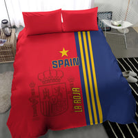 Spain 2024 Football Bedding Set La Roja Go Champions - Wonder Print Shop