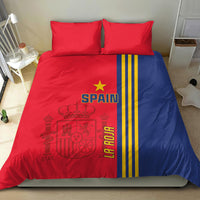 Spain 2024 Football Bedding Set La Roja Go Champions - Wonder Print Shop