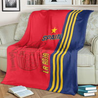 Spain 2024 Football Blanket La Roja Go Champions