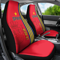 Spain 2024 Football Car Seat Cover La Roja Go Champions - Wonder Print Shop