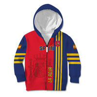 Custom Spain 2024 Football Kid Hoodie La Roja Go Champions - Wonder Print Shop