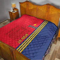 Spain 2024 Football Quilt La Roja Go Champions - Wonder Print Shop