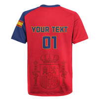 Custom Spain 2024 Football Rugby Jersey La Roja Go Champions - Wonder Print Shop
