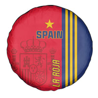 Spain 2024 Football Spare Tire Cover La Roja Go Champions - Wonder Print Shop